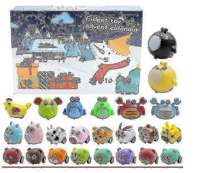 Χριστουγεννιάτικο Ημερολόγιο Advent Δώρο Fidget Toys Stress Relief Blind Box για παιδιά