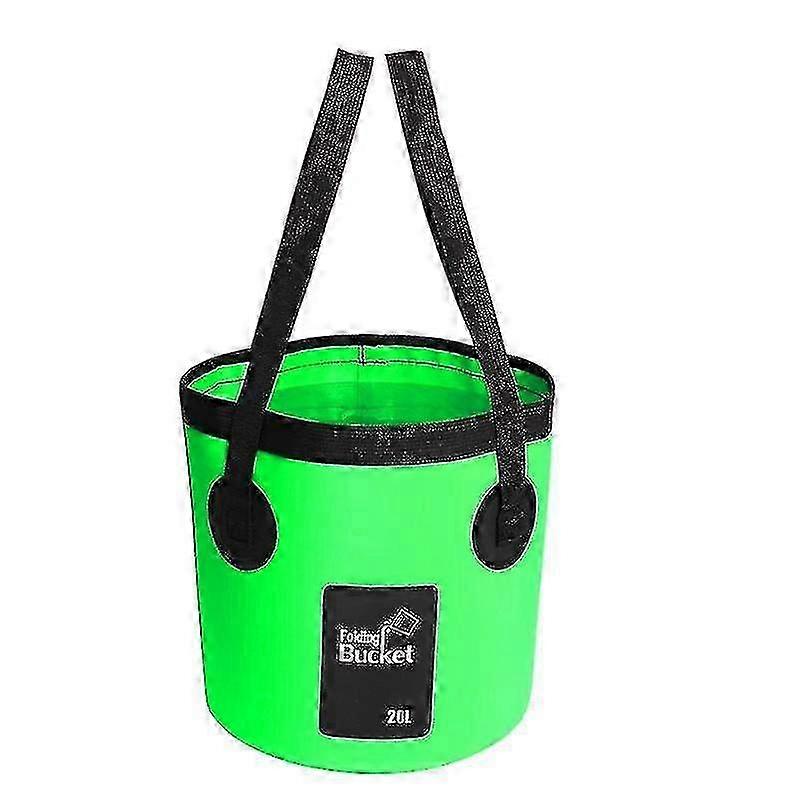 Space-saving 20L Folding Water Storage Container for Camping and Outdoor Use