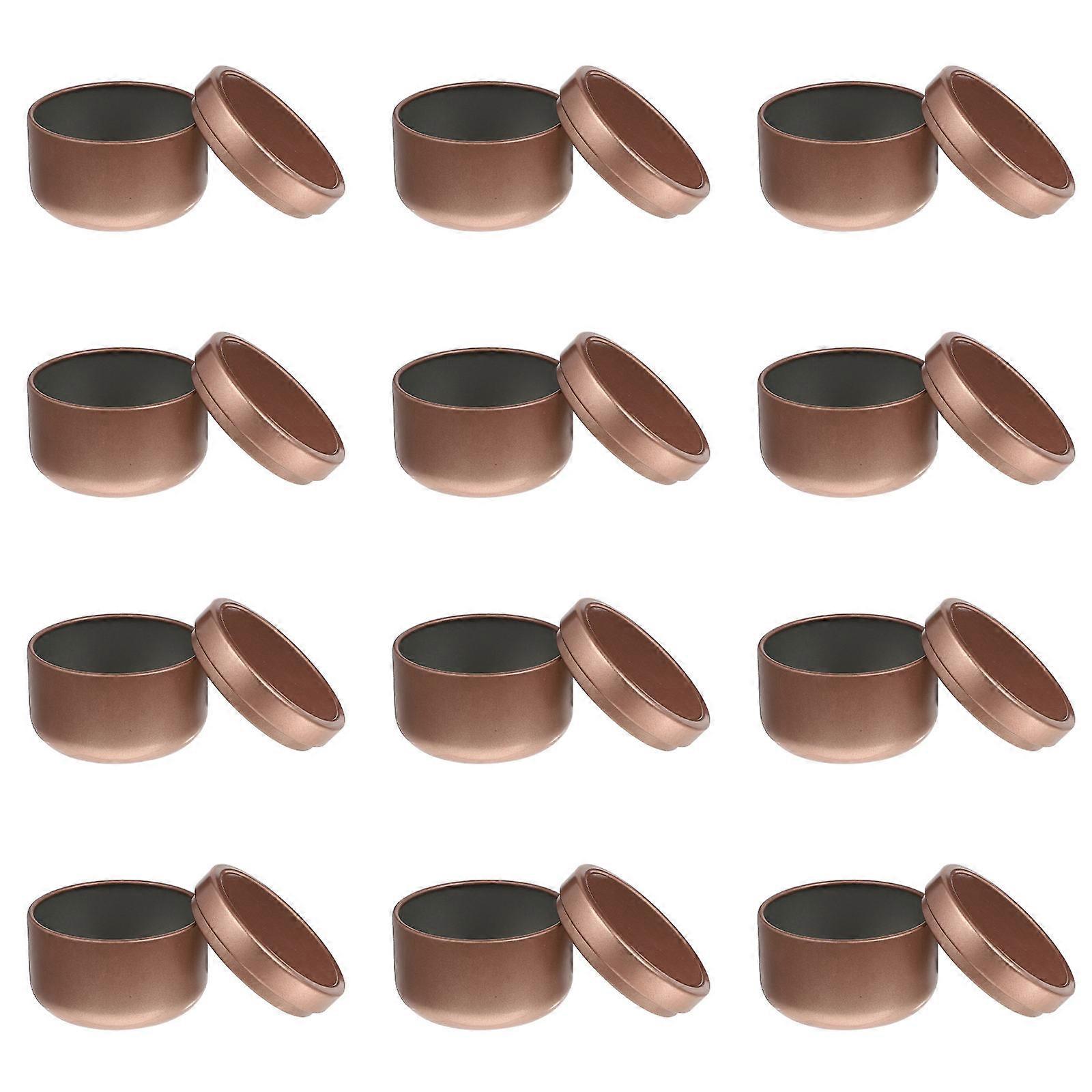 12pcs DIY Candle Tinplate Cans Storage Containers Boxes Jars
