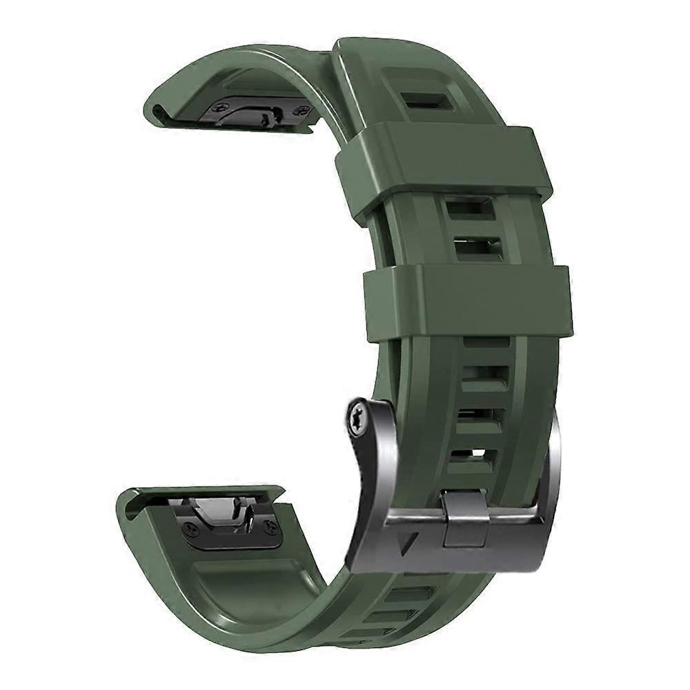 Quickfit Watch Strap for Garmin Fenix 7X 6X 5X Plus 3HR Silicone Replacement Strap 26x22mm for Fenix 5 945 6 7 Series