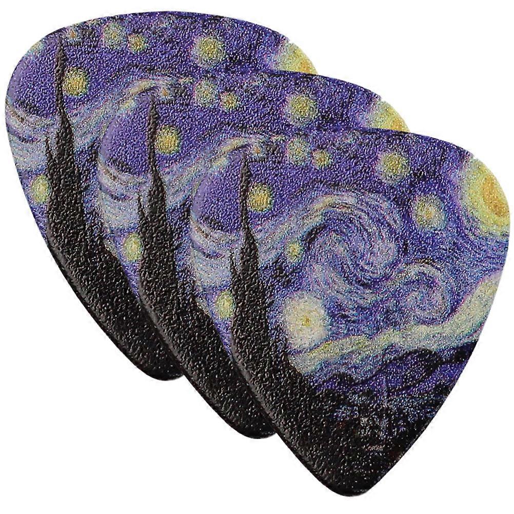 3 قطع خفيفة الوزن دائمة مثلث الغيتار الإصبع يختار للغيتار الصوتي الشعبي القيثارة العزف الملحقات