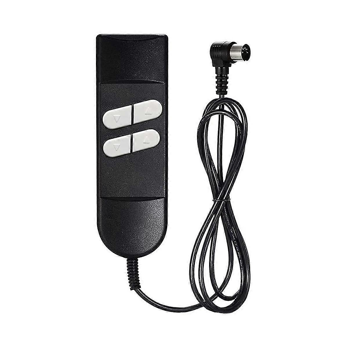 Electric Sofa Remote Replacement, 5 Pin 4 Button Power Recliner Remote Replacement for OKIN LIMOSS