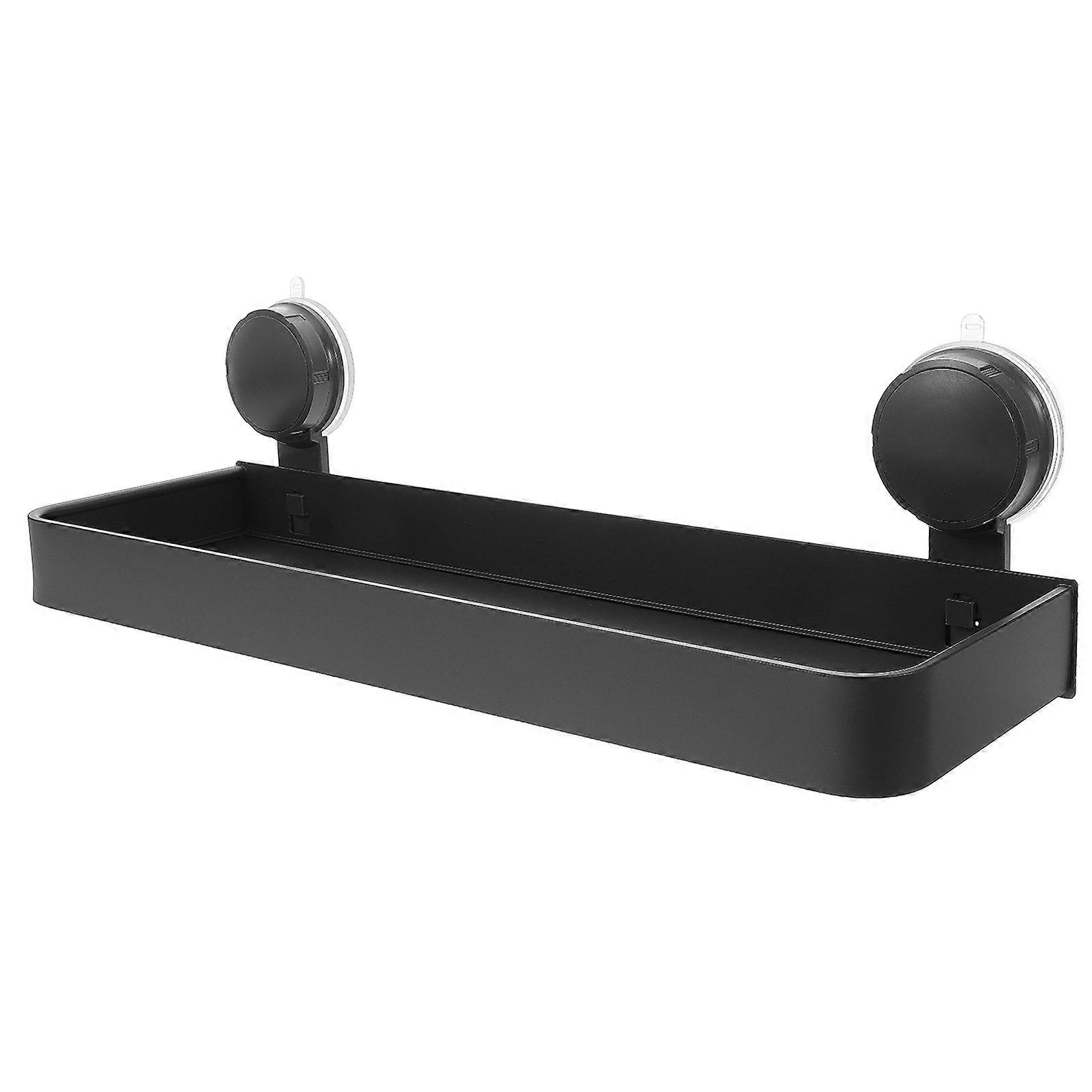 Bathroom Suction Cup Shelf Organizer – Wall Mounted Storage for Toiletries & Cosmetics on Glass or Tile Surfaces