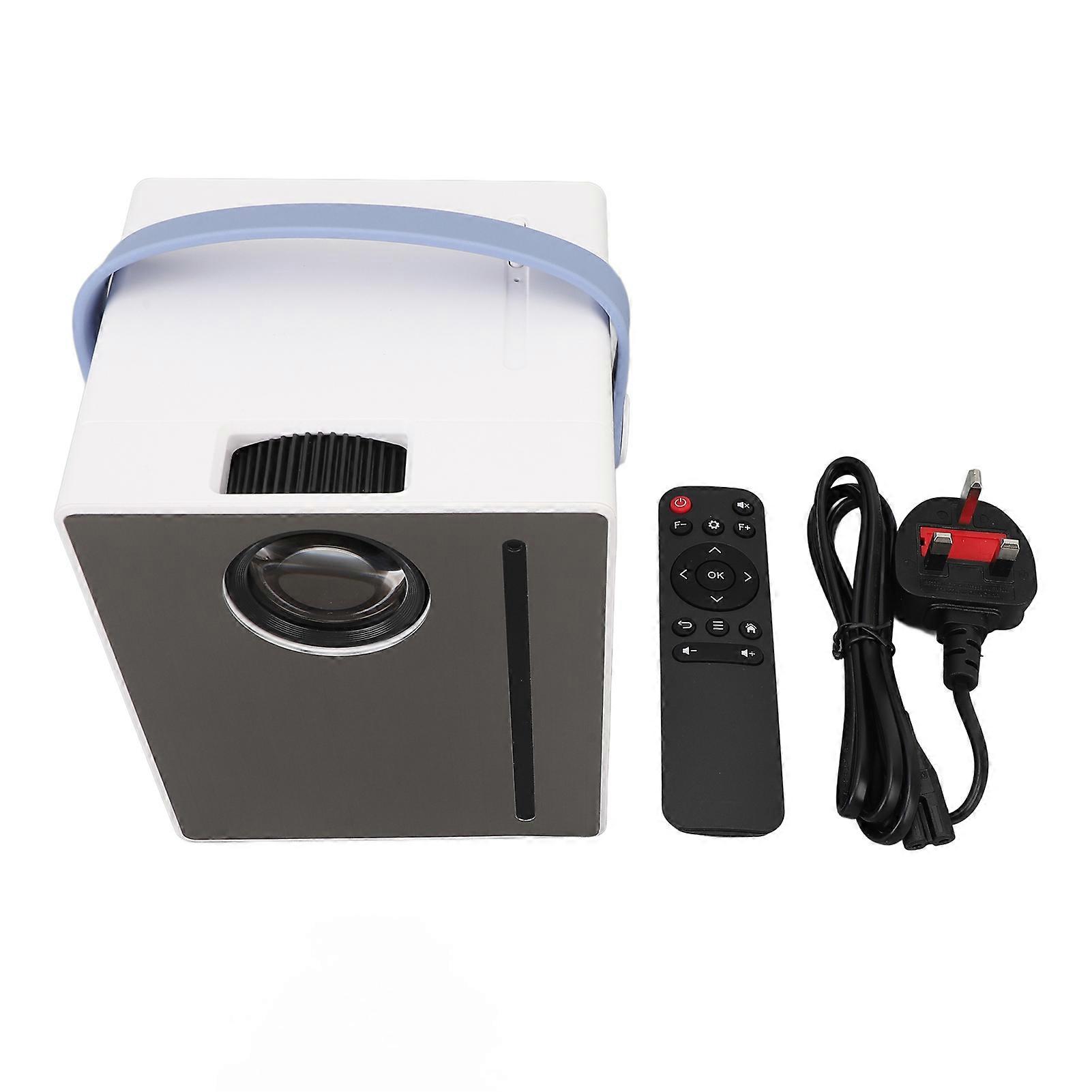 4K Smart Projector for Android with 150" HD Screen, Bluetooth, WiFi, UK Plug