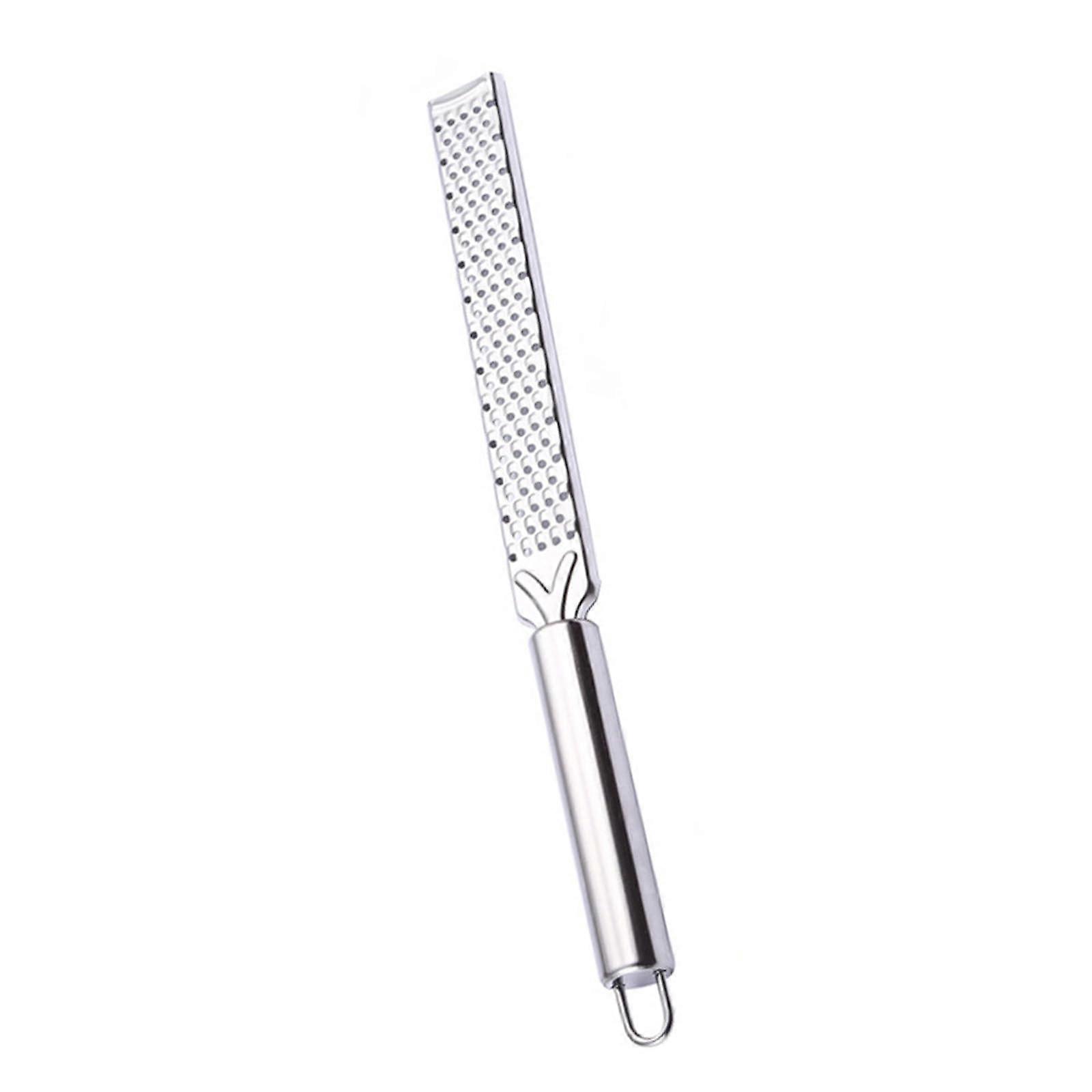 Stainless Steel Grater with Handle for Zesting Citrus, Grating Cheese, Chocolate, and Vegetables, Kitchen Essential