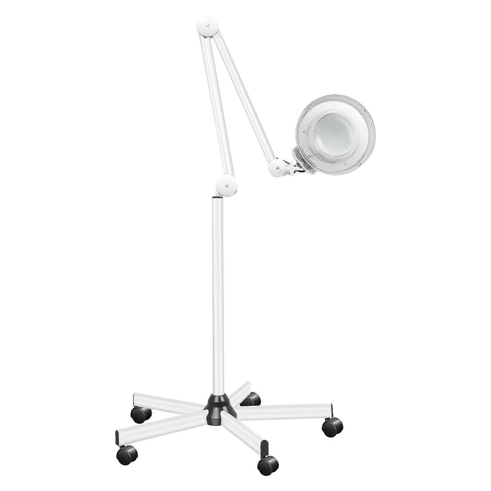 LED Magnifying Lamp, Magnifying Lamp with Clamp, 5x Magnification, LED Cosmetic Magnifying Lamp with Tripod, 5 Dioptres Magnifying Lamp