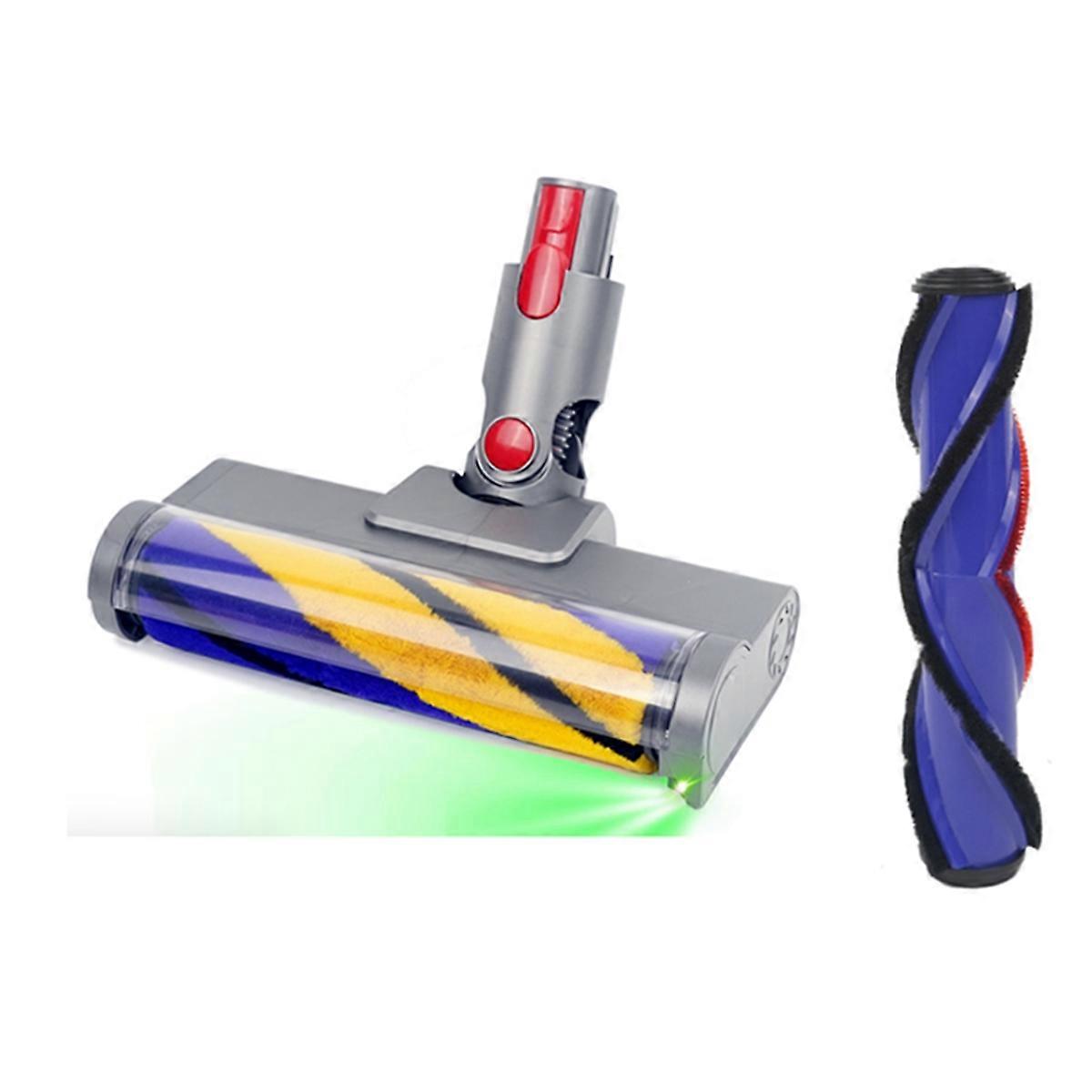 Vacuum Soft Roller Cleaner Head Set with LED Light for