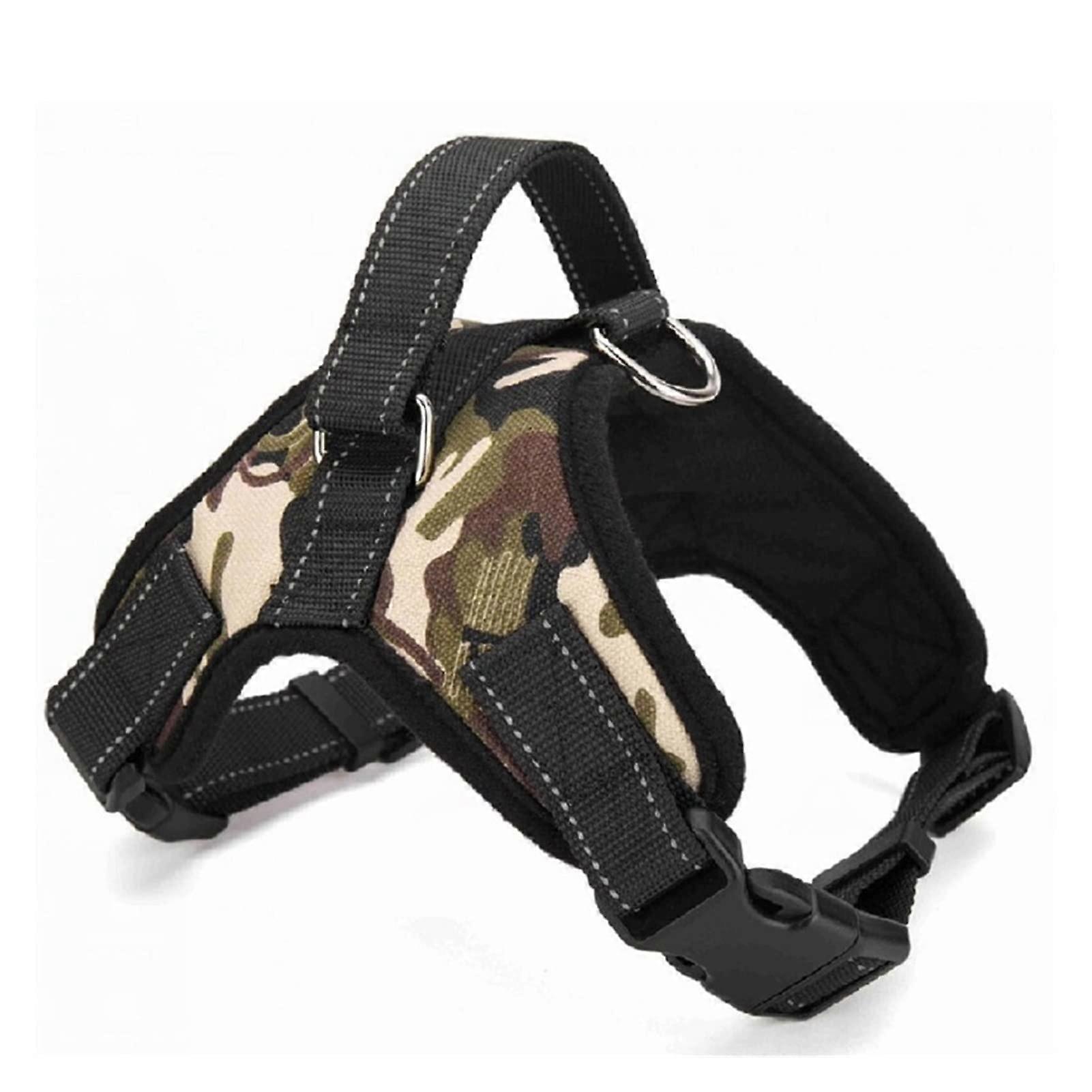 Nylon Dog Harness XL Size Camouflage Color Adjustable For Large Medium Small Dogs