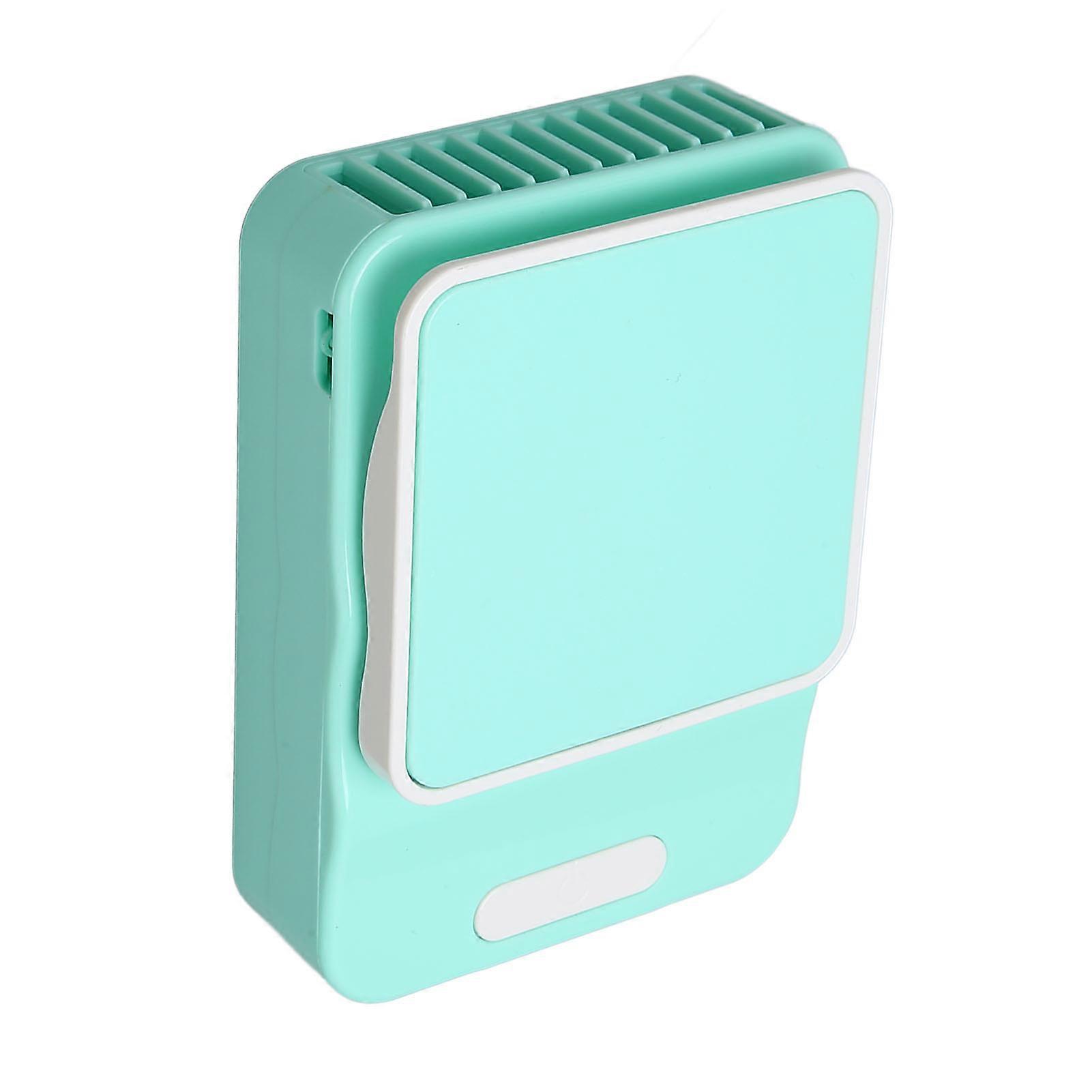 Necklace Fan 3 Speed Modes USB Charge Low Noise USB Charge Easy Control Mini Desk Fan for Home School Office Blue