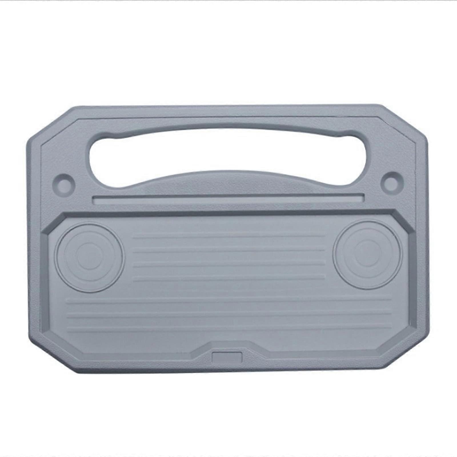 Steering Wheel Table, Laptop Desk for Car, Dining Table Gray 42*28*2cm