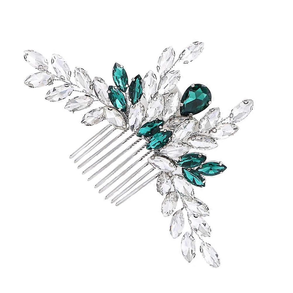 Pente Lateral de Cabelo com Strass Elegante para Noivas & Damas de Honra Cocar de Casamento Leve com Design Único para Ocasiões Especiais