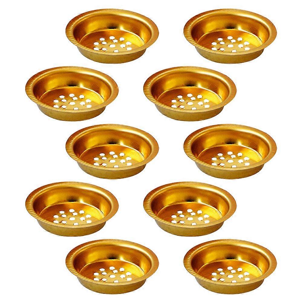10pcs Charcoal Burner Holder Round Screen Small Charcoal Burner Screen for Incense Tray Creating a Calming Atmosphere