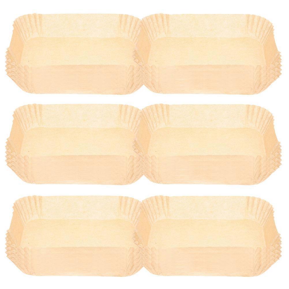 Air Fryer Paper Liner with Nonstick Coating for Kitchen Use Safe and Tasteless Light Brown 50Pcs