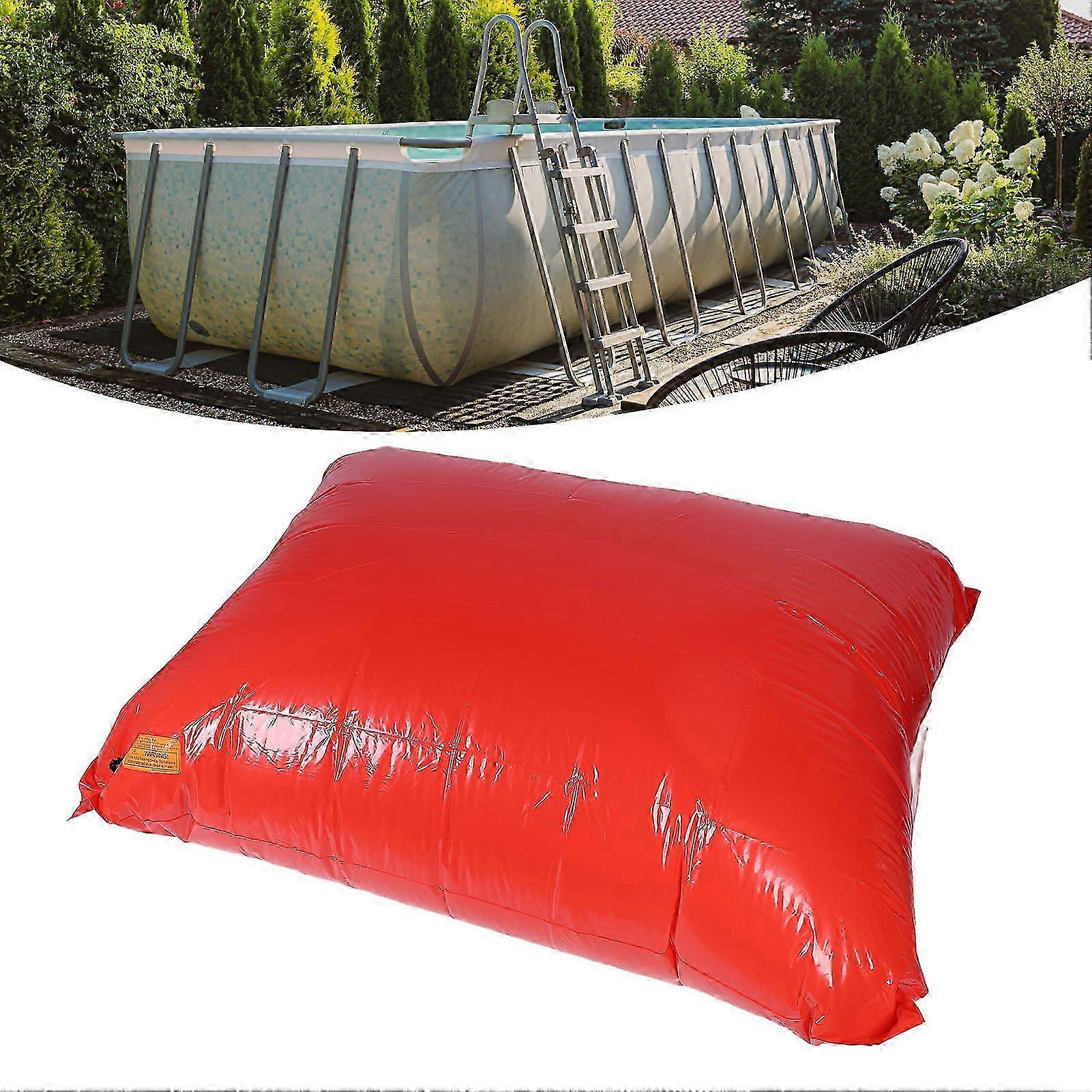 Cold Resistant Air Pillow for Above Ground Pool - Inflatable Winter Closure Kit with Ropes, Small Size 180x230x90cm / 70.9x90.6x3