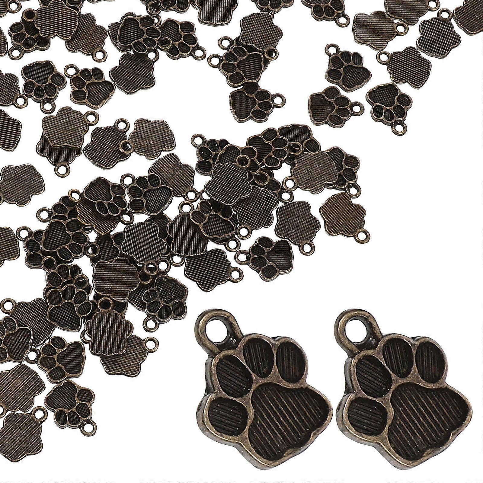 It looks like you're referring to a product listing for **"1 set Dog Paw Jewelry Pendants Cute Cartoon Animal Charms for DIY Bracelets, Necklaces,