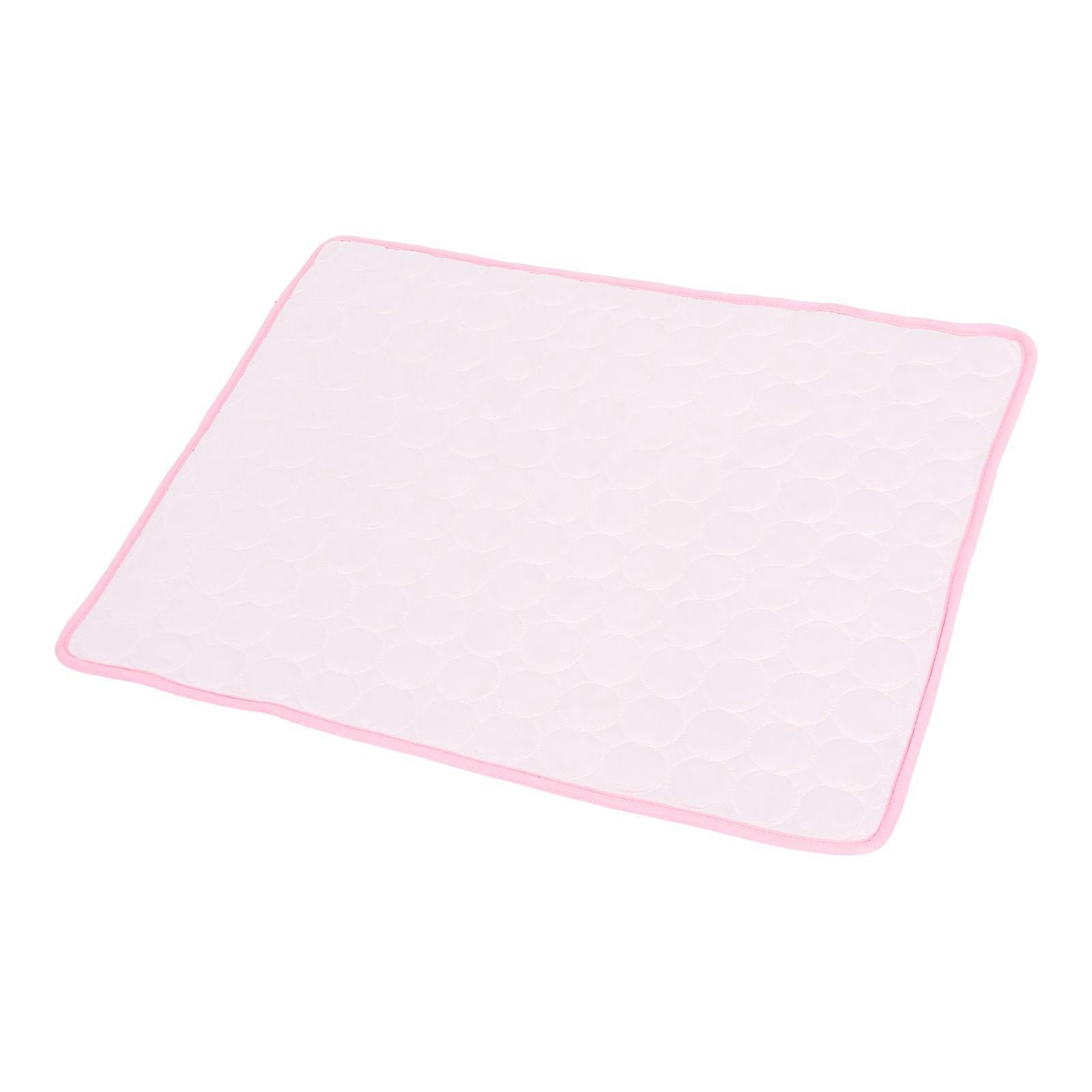Summer Cooling Mat for Pet Pink Pet Mat Easy Storage Use