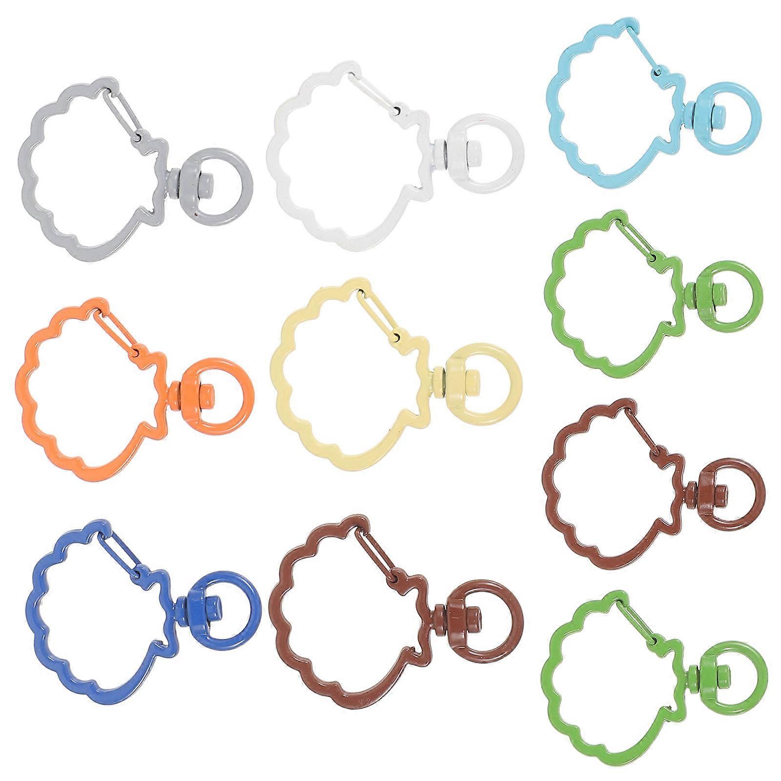 Purse Keychain Lobster Clasp Simple Design Handicraft Enthusiasts Suitable for Crafts and Clothes Making 10Pcs