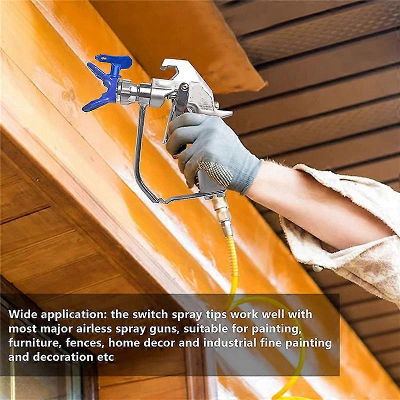 2 Set Airless Paint Nozzles Set,Reversible Tips Airless Paint Sprayer Nozzle Tips Airless Sprayer Sp