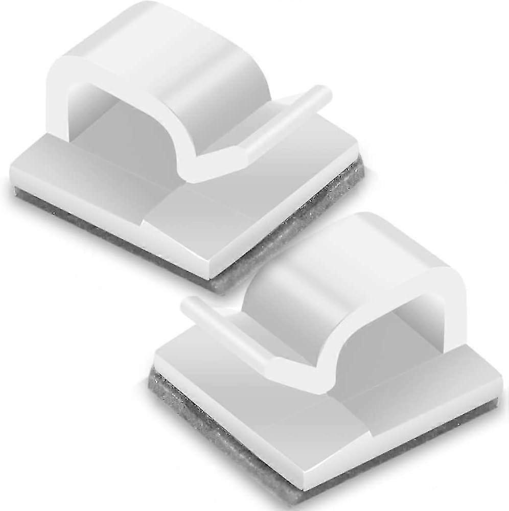 16 pcs Cable Clips Cable Organizer Clips with Strong Self-Adhesive