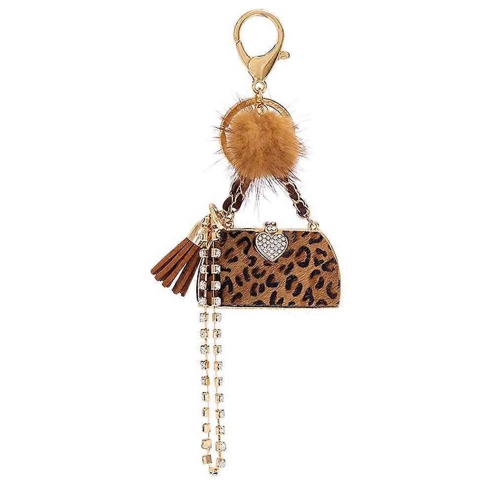 Fashionable Handbag Shape Key Ring Bag Accessory Multi Color Durable 1Set
