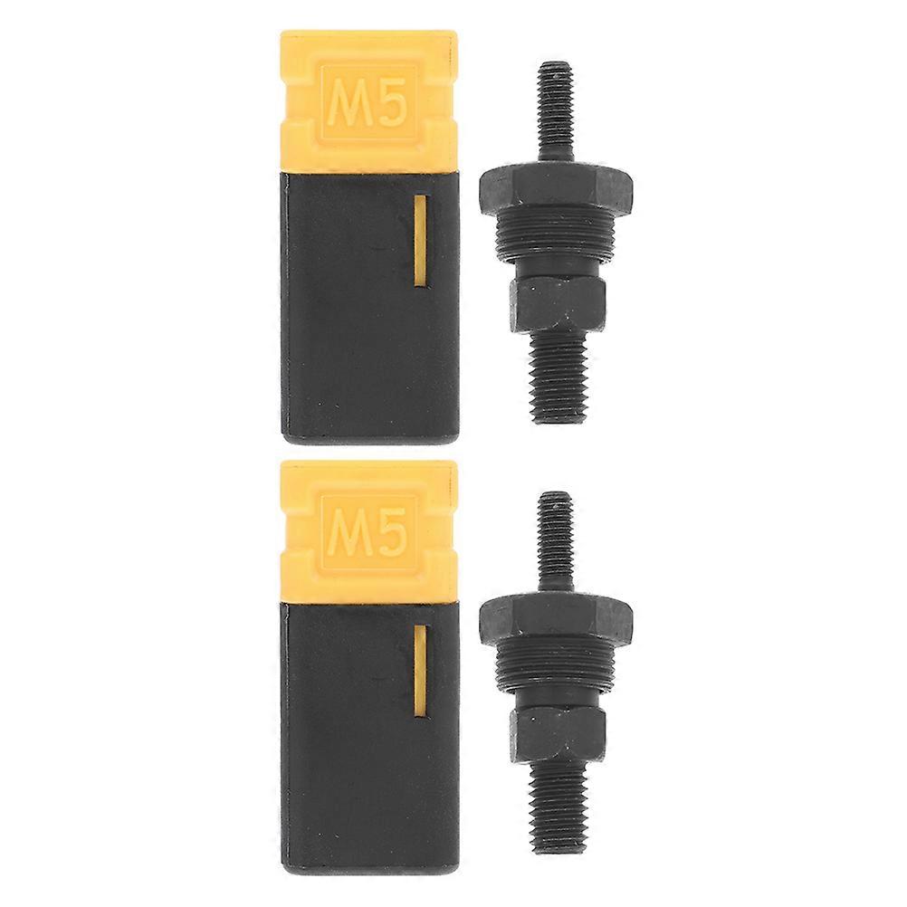 Manual Riveter Rivnut Tool Head Durable Aluminum Alloy For DIY Enthusiasts 2Pcs