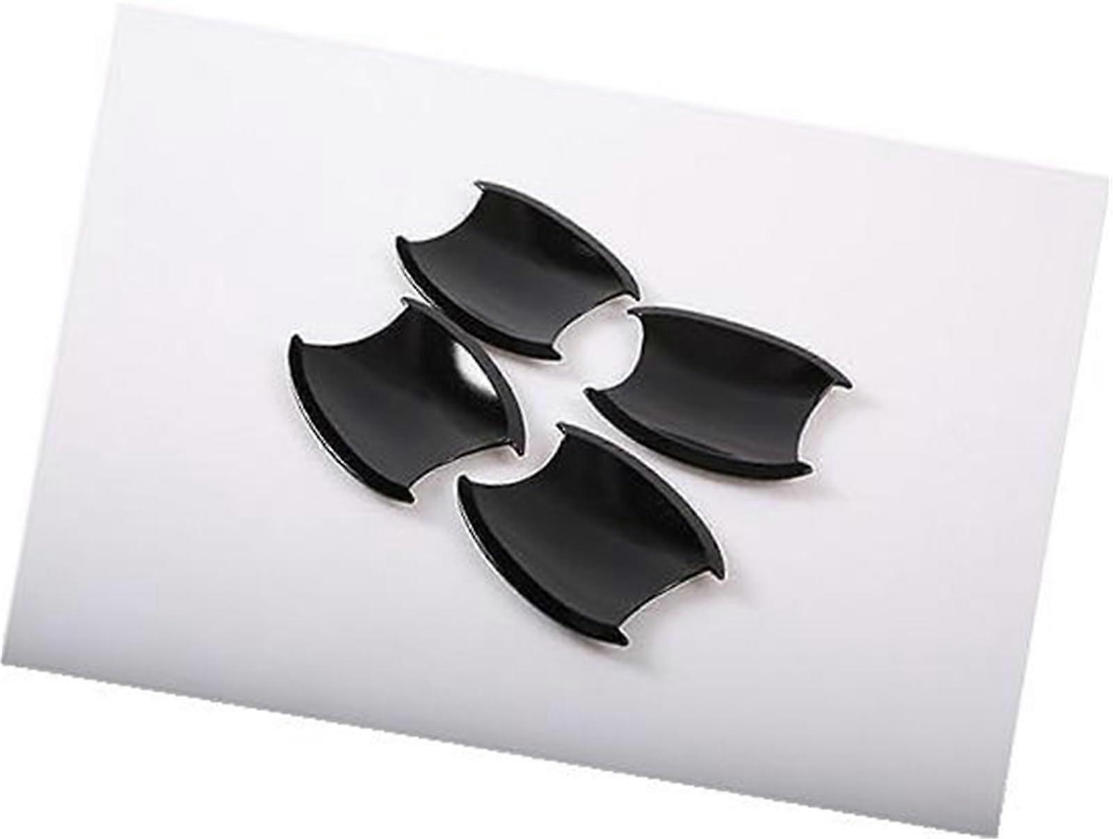 Carbon Fiber Chrome Door Handle Cover for CRV CR-V 2007–2011, Glossy Black Bowl, Durable and Stylish Accessory