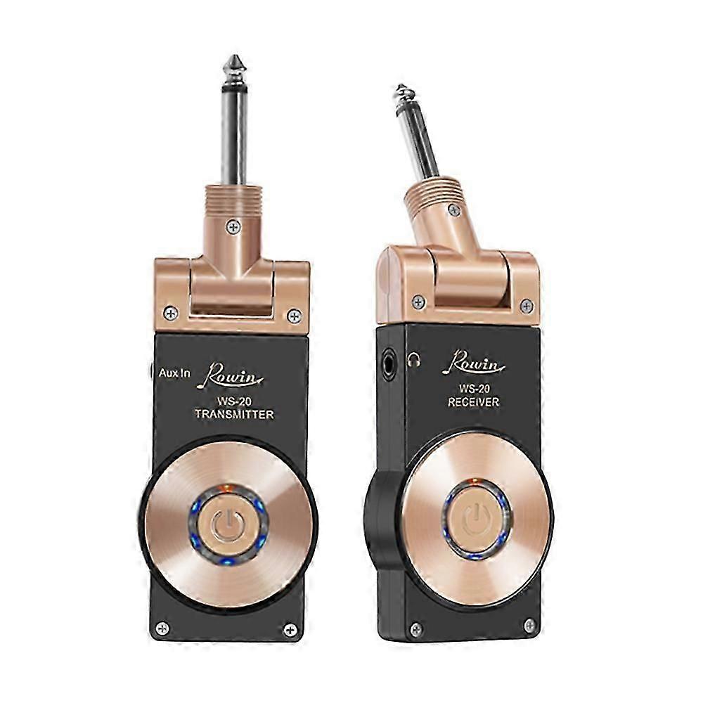 WS-20 2.4G Wireless Electric Guitar mitter Receiver Set 30 Meters mission Range for Elec