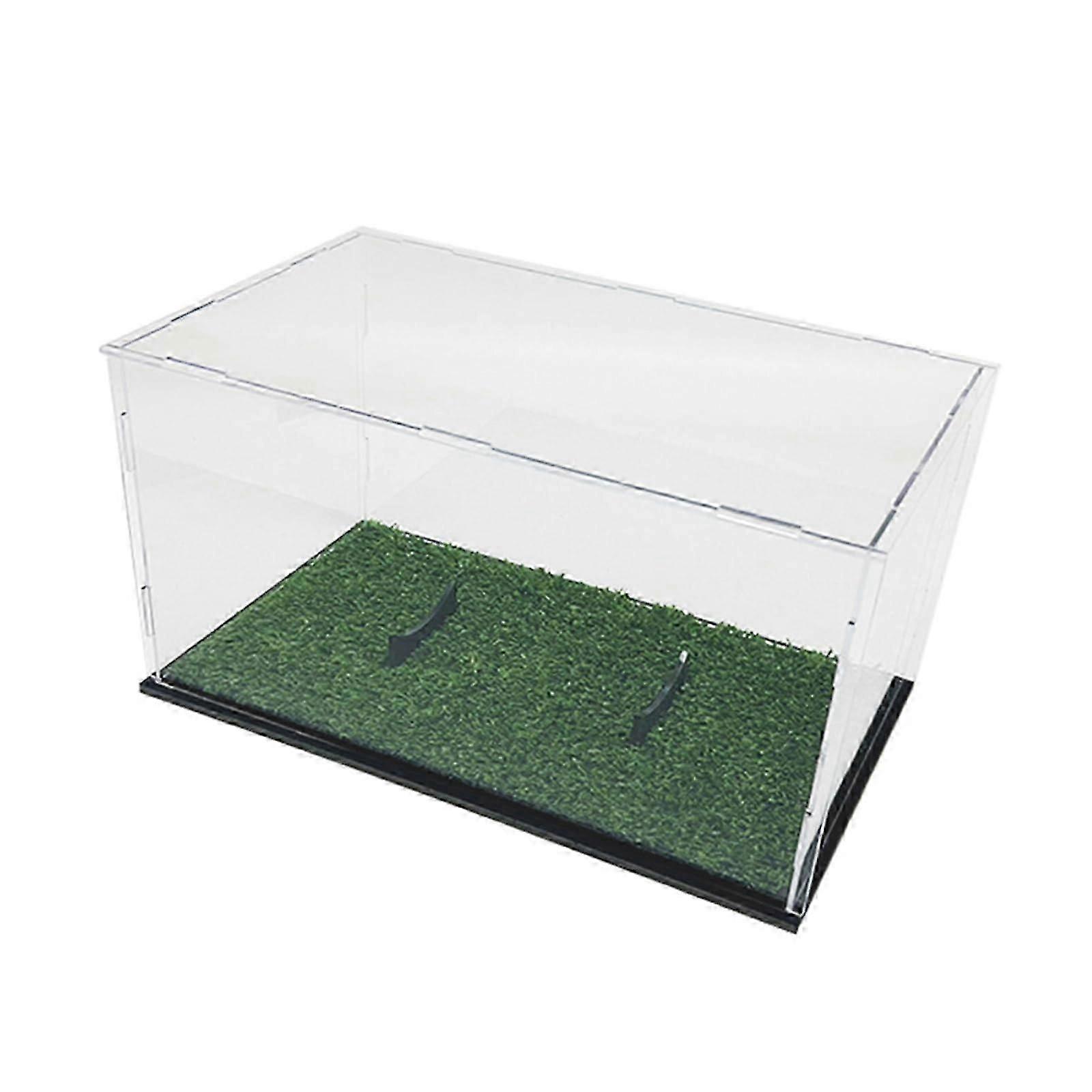 Acrylic Display Case with Black Leather Base  Perfect for Softball, Basketball & Football Memorabilia