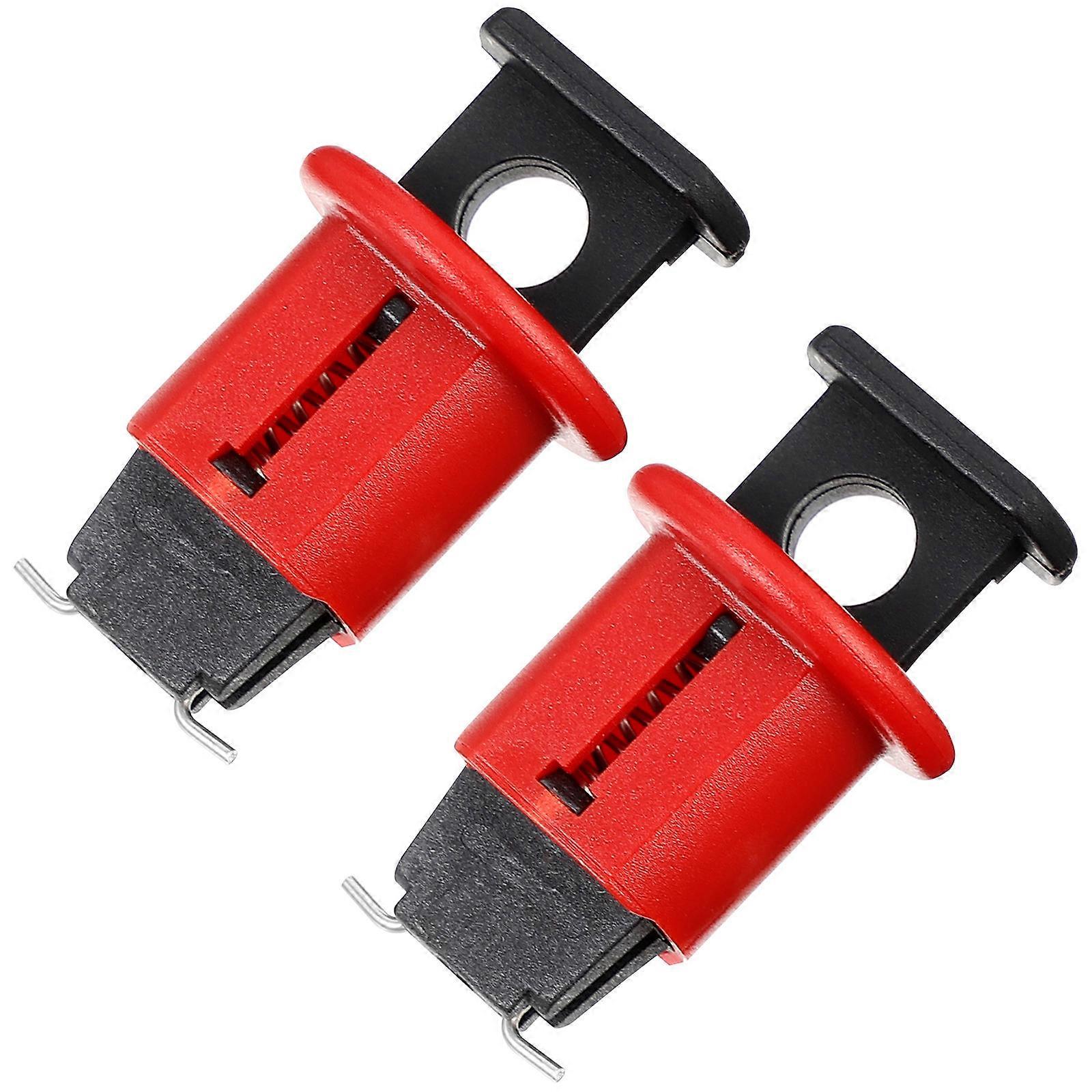 MCPO Type Circuit Locking Device 2PCS Designed For Maintenance Personnel Featuring Red Color And Smooth Hand Feeling