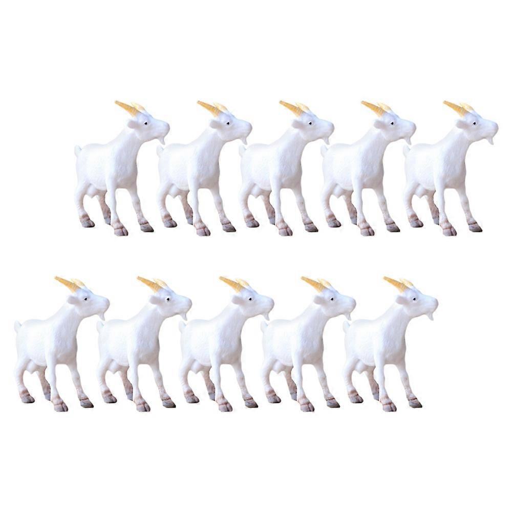 Miniature Sheep Models 12 Pcs Educational Purpose Featuring Hand Painted Details Ideal For Artists And Hobbyists Creating Dioramas