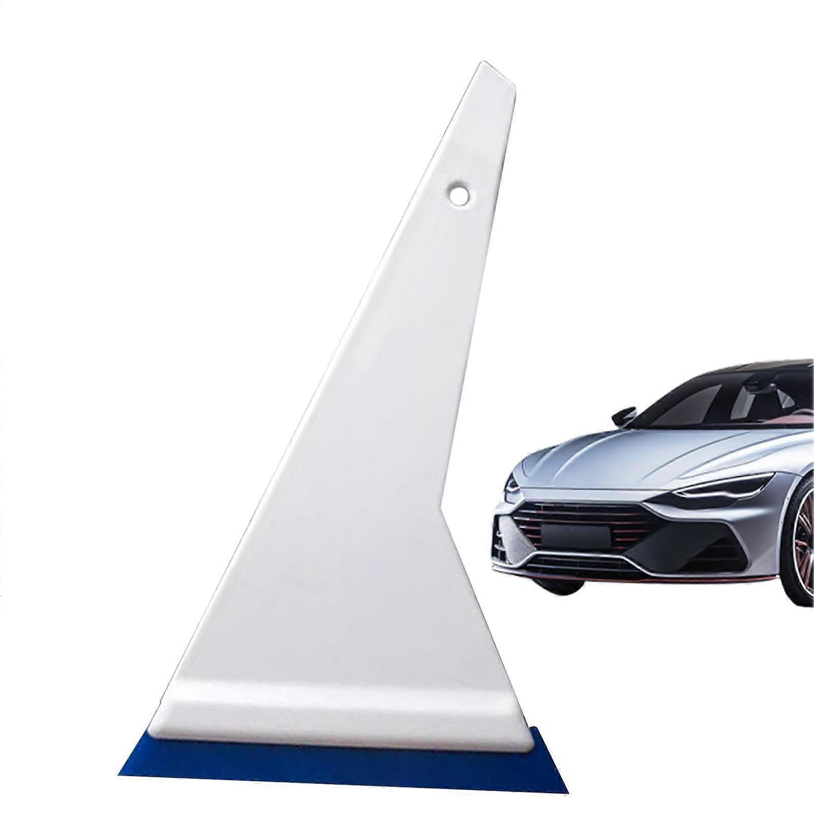 Squeegee for Window Cleaning and Car Windscreen, Ergonomic Automatic Wiper Tool, Small Blue Window Cleaner