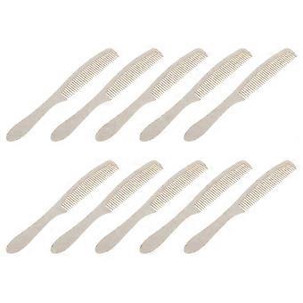 Kapperskam Wegwerpkammen Handvat Reizen Gebruik Beige 18.00X2.30X0.50CM 50 Sets