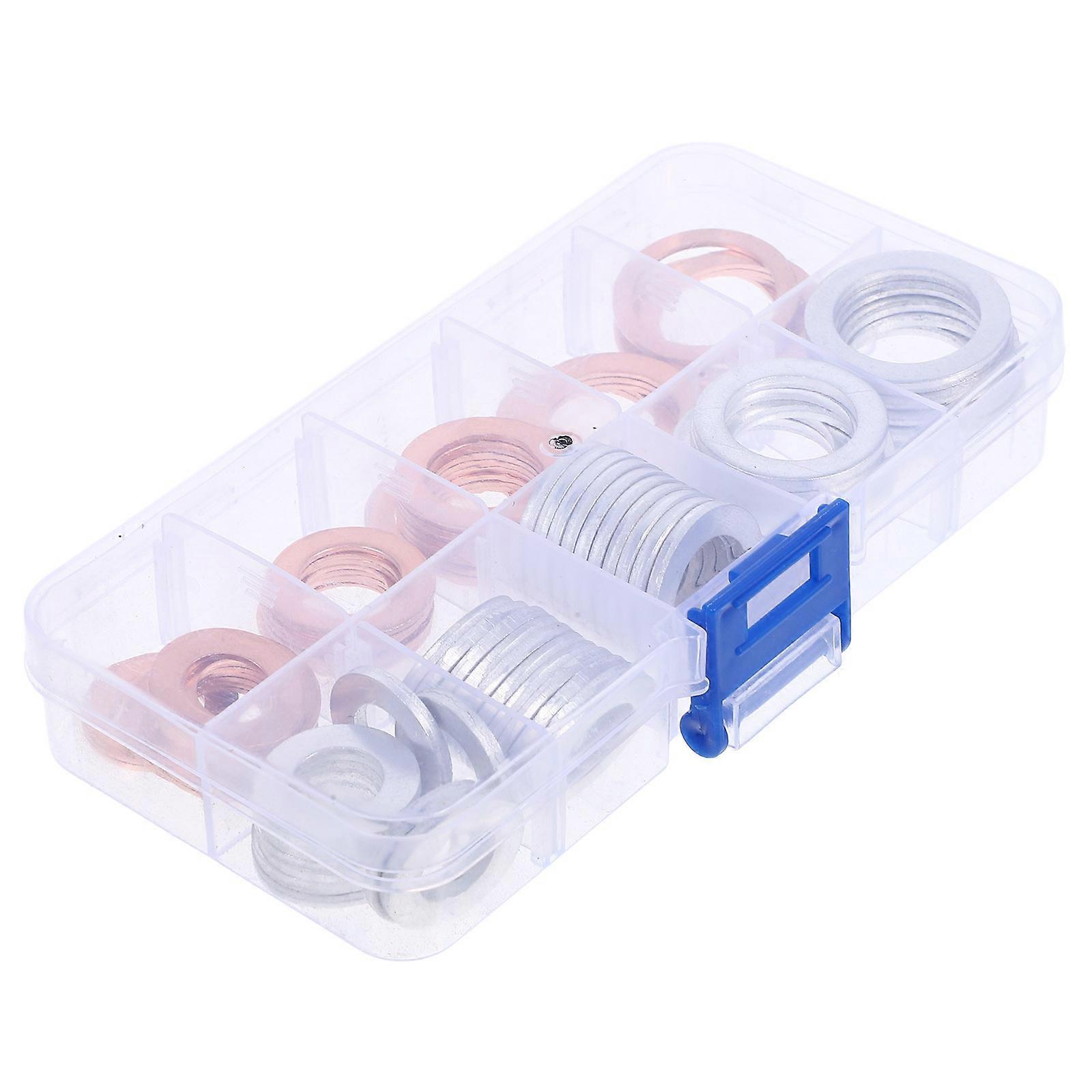 1 Box Oil Drain Plug Gasket Set Assorted Washers Drain Plug Gasket Replacement Accessories