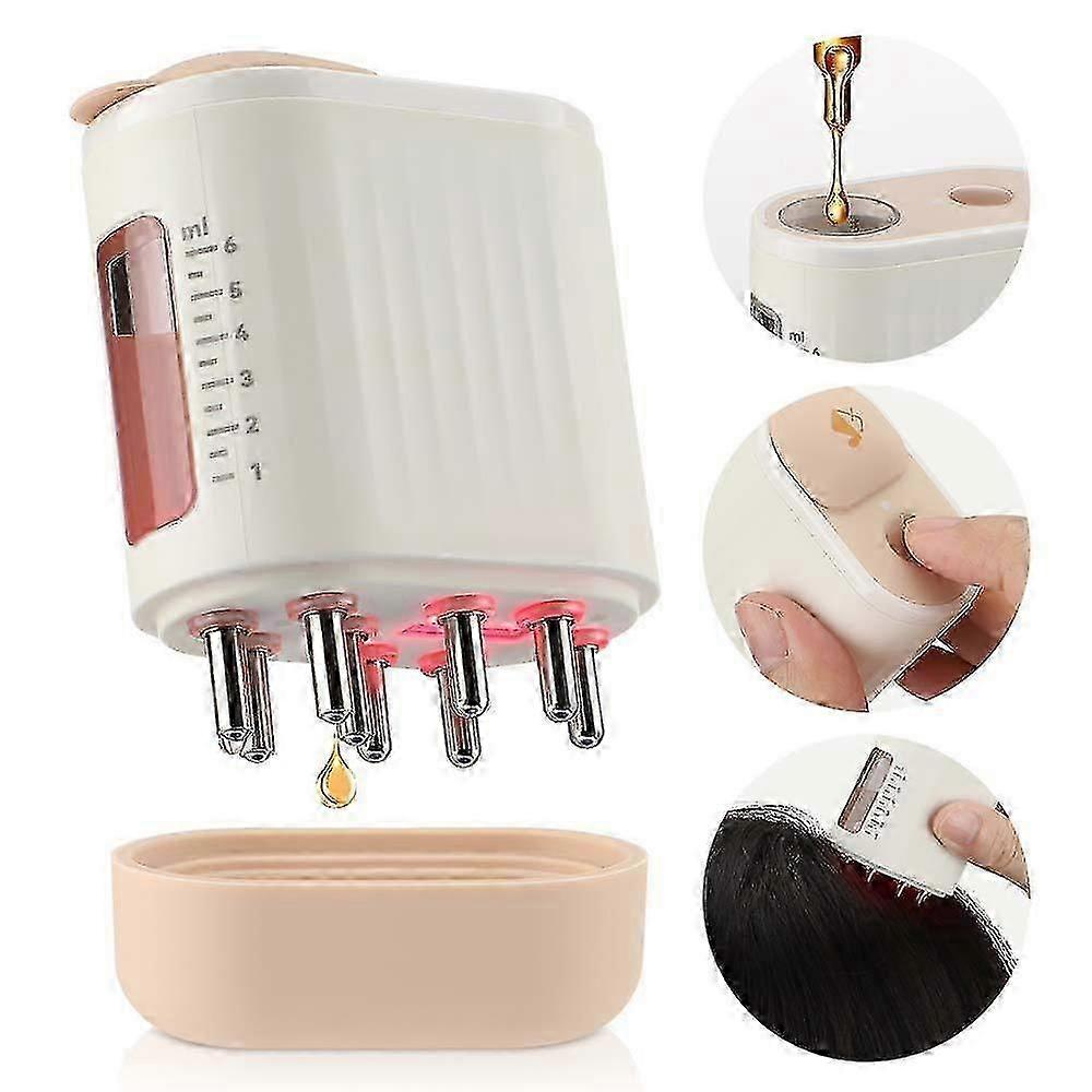 Advanced Scalp Care Massager, Portable 2-in-1 Electric Scalp Massager Brush, Waterproof Handheld Hair Scalp Scratcher, Head Massager-yg