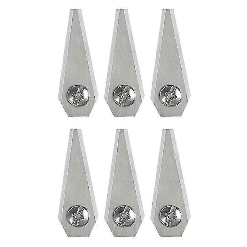 6 buc pentru Jerom Bos Indego Trimmer de iarbă Mașină de tuns iarba electrică Lame din oțel inoxidabil