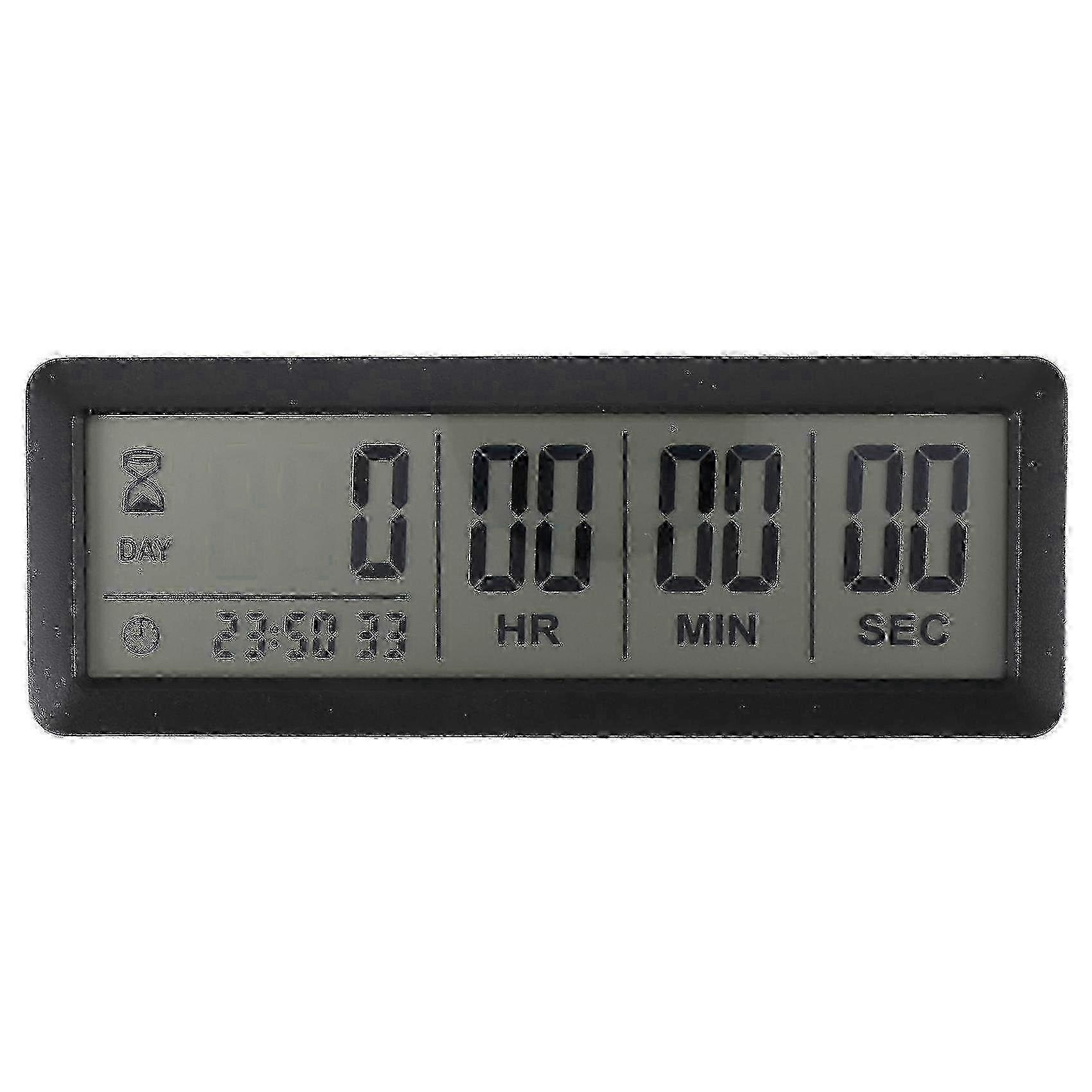 999 Days Digital Countdown Clock Timer - for Graduation, Lab, Kitchen (Black) SZRH A-GB