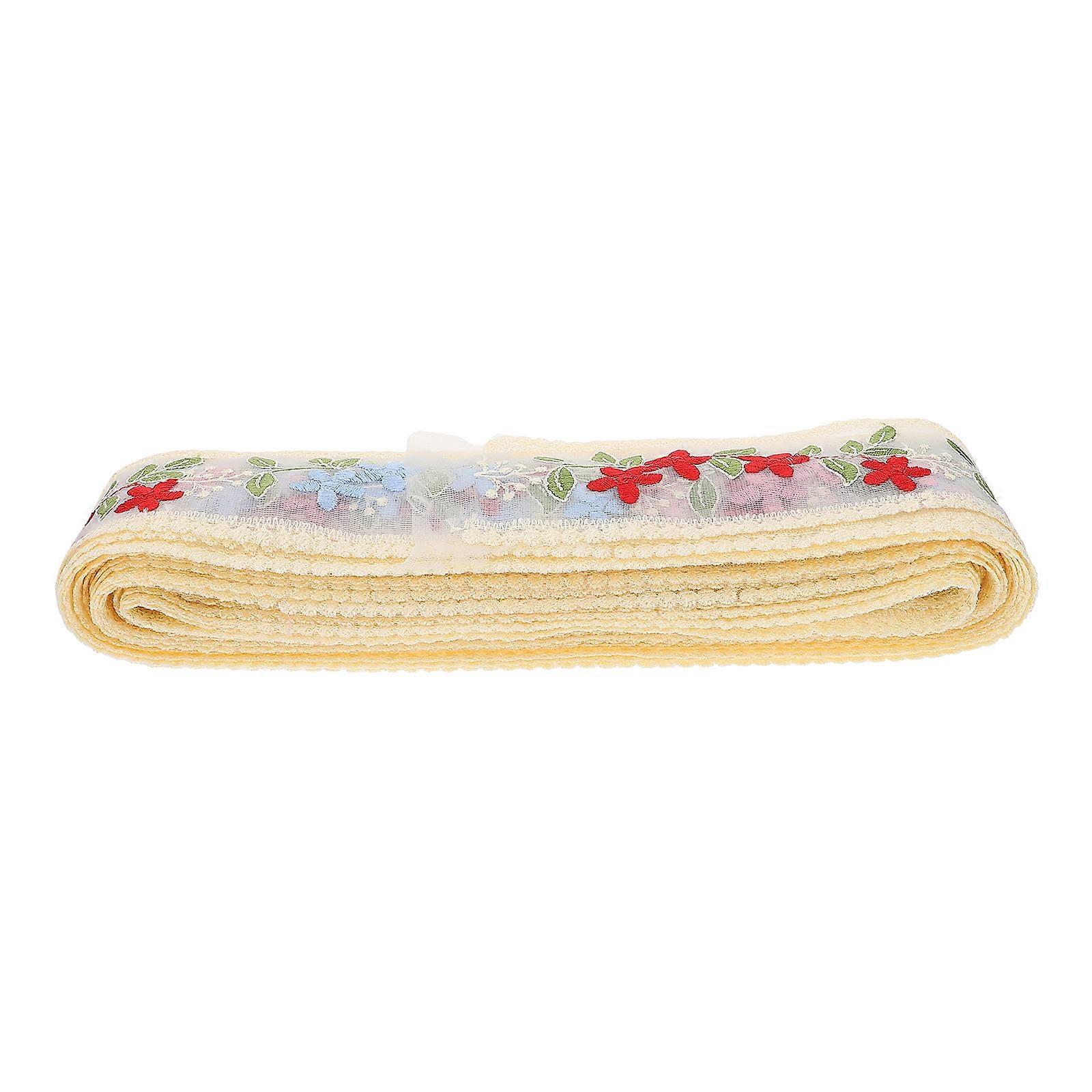 Multi Color Polyester Silk Embroidery Lace Trim for Decoration Creative Design DIY Craft 1Pc