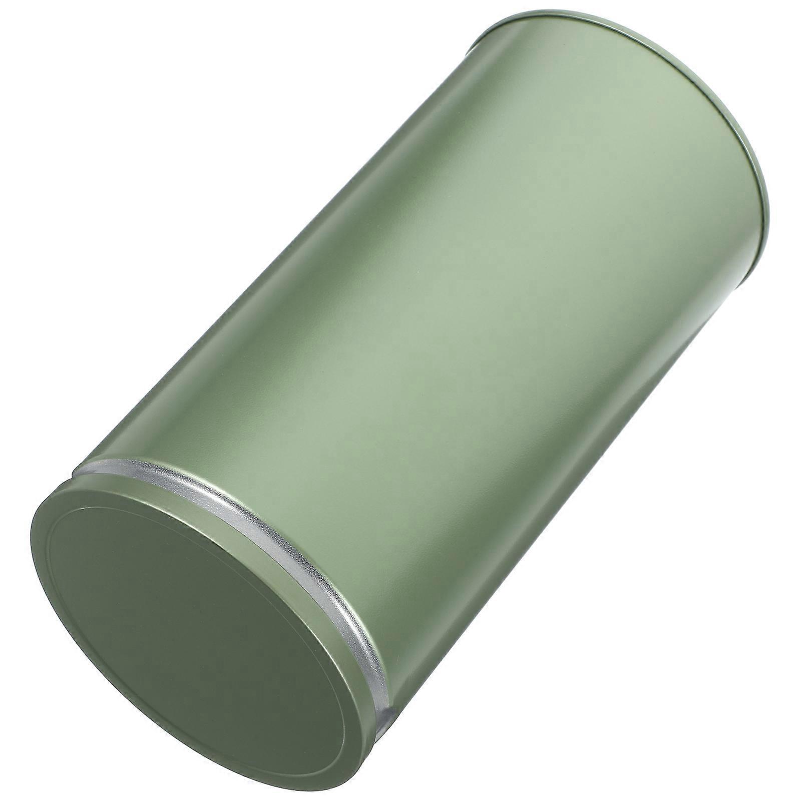 Loose Leaf Tea Storage Jars 2Pcs In Olive Green Color For Office Use Featuring Airtight Functionality