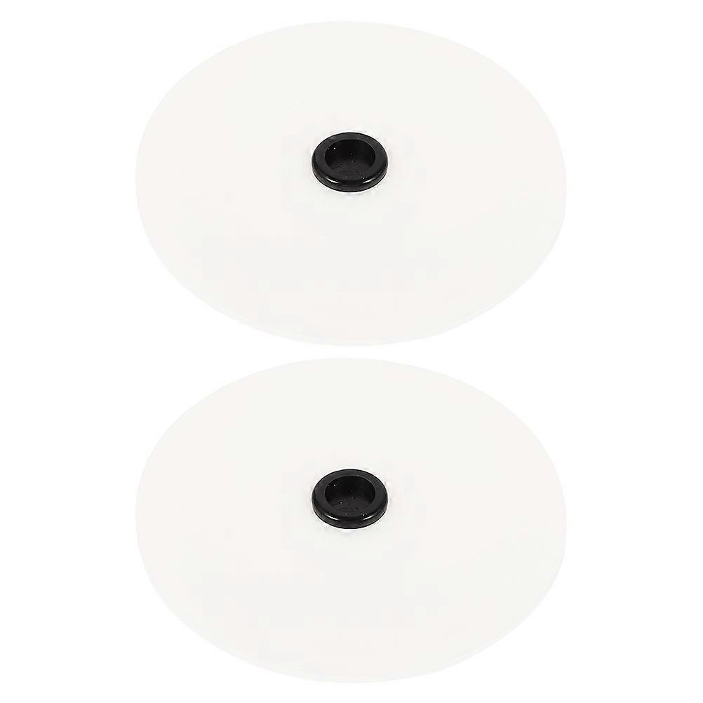 Acrylic Smoking Cup Covers for Cocktail Drinks Infuser Lids 2Pcs Assorted Color