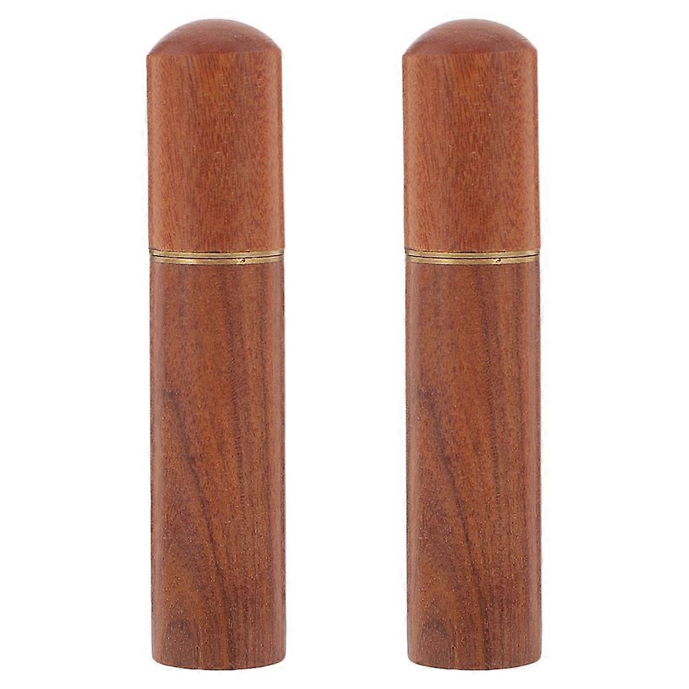 Durable 2Pcs Match Storage Container Compact Tube For Outdoor Camping And Hiking Shockproof Portable Tool For Survival Situations