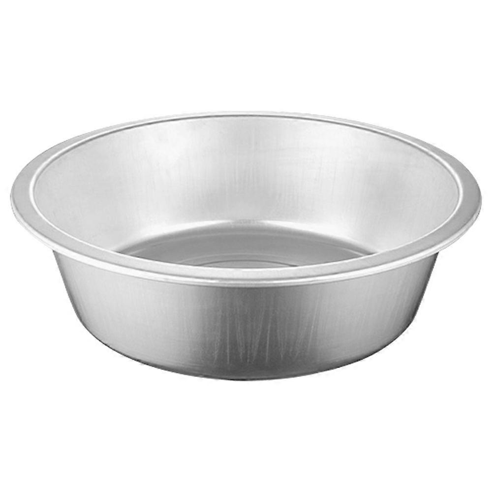 Lavandino in alluminio per lavare frutta e verdura, grande lavabo rotondo in alluminio