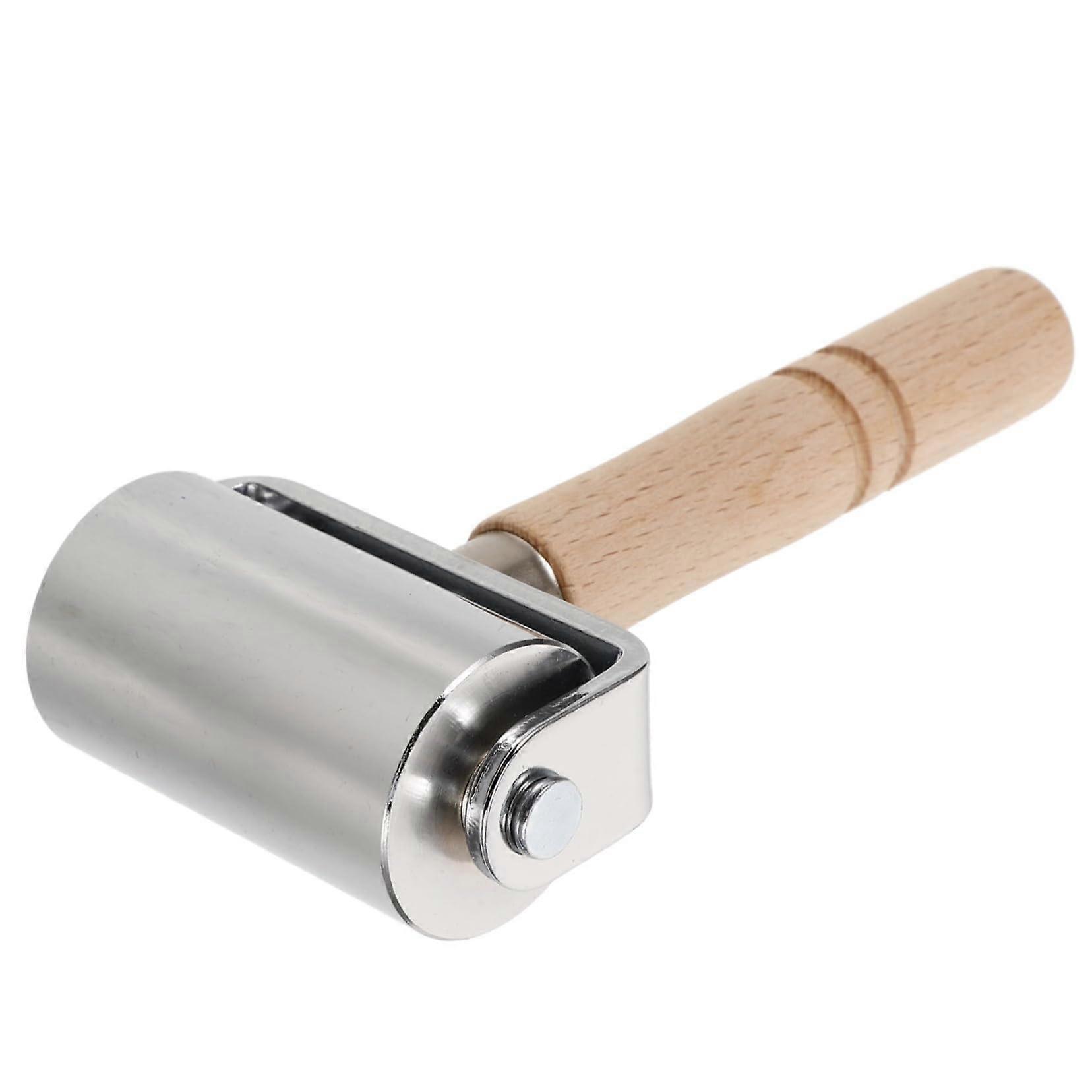 Leather Rolling Tool - Durable Seam Smoothing Roller with Ergonomic Grip for Leather Crafting
