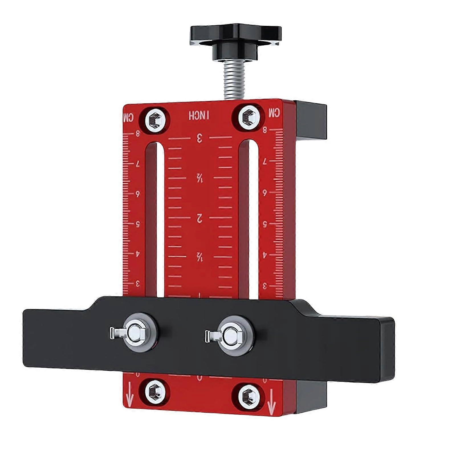 Adjustable Cabinet Door Installation Positioner Tool, 7-40mm Length Cabinet Door Locator Mounting Device for Woodworking