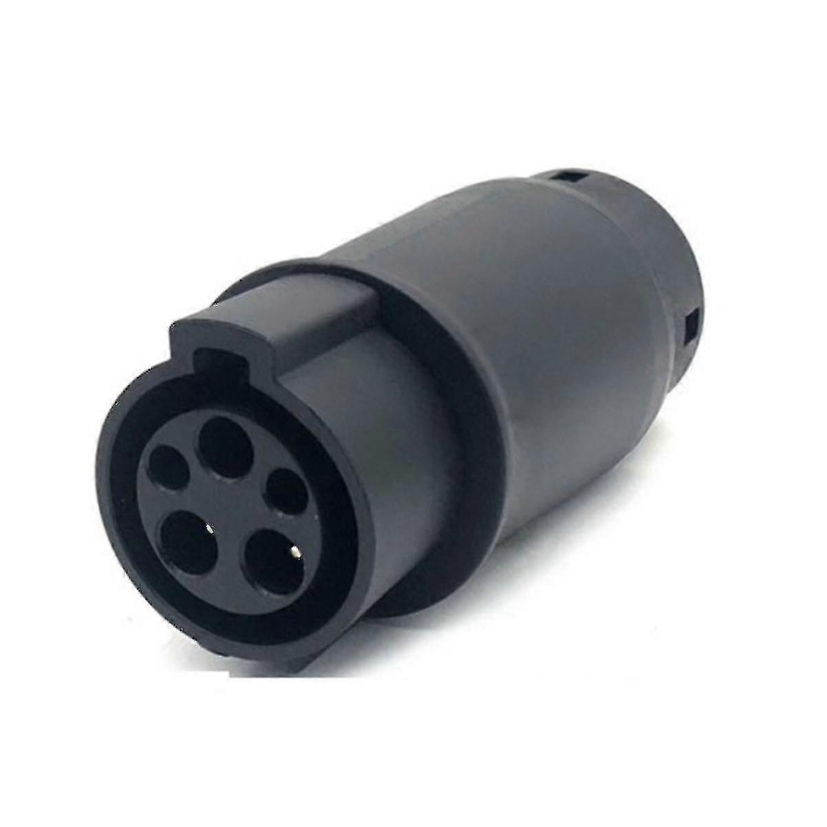 Evse Adaptor 32a J1772 Type 1 To Type 2 Plug Adapter, Electric Vehicle Charger Charging Connector