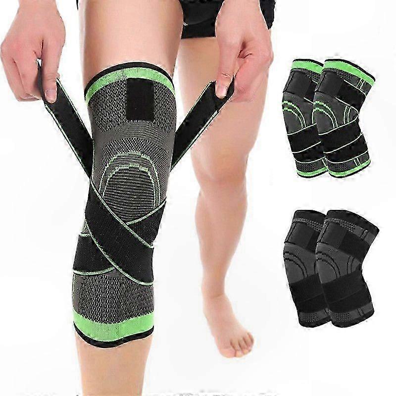 Knee Support Compression Sleeves for Patella Arthritis Pain Relief Adjustable Fit