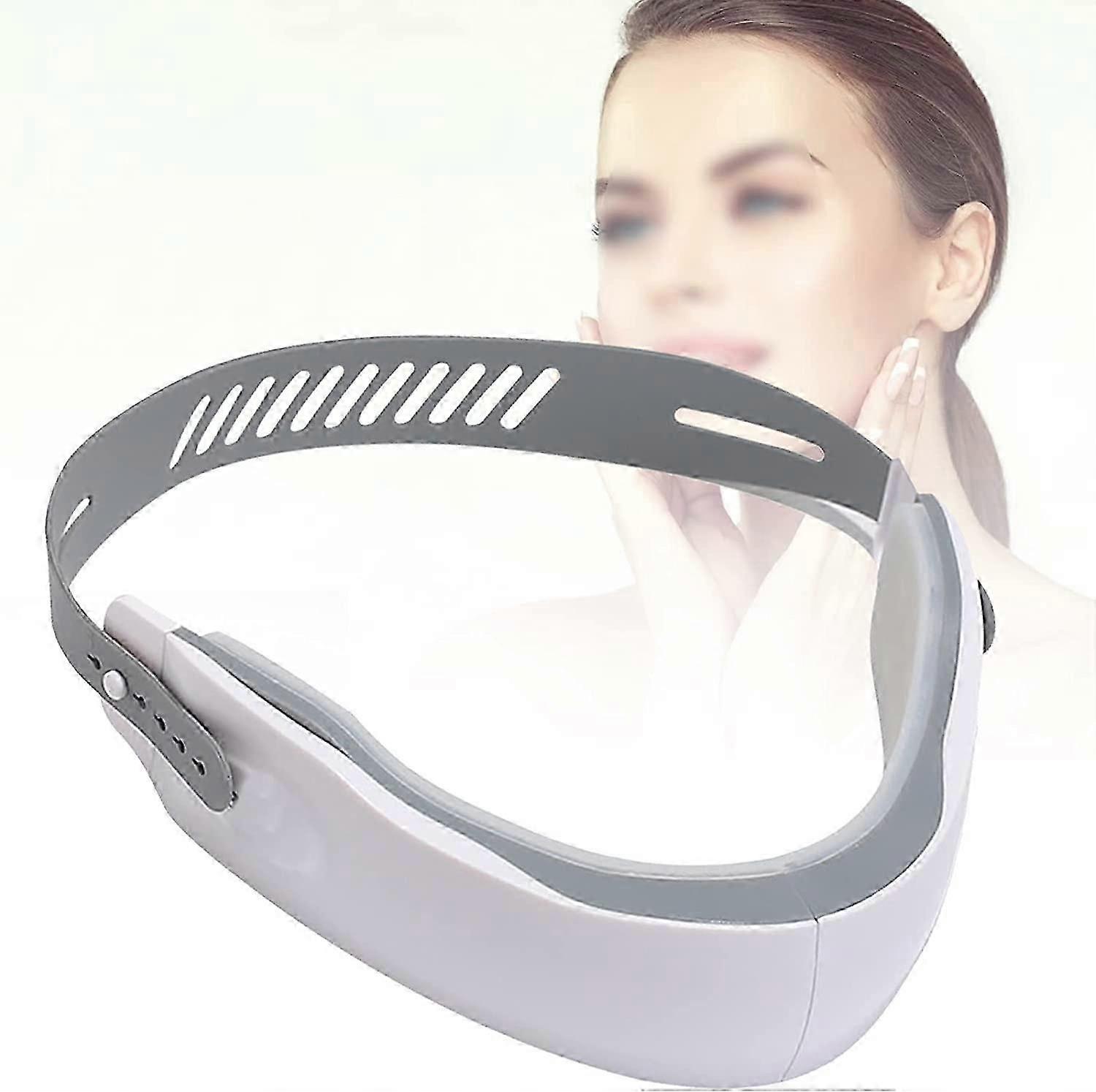 Pulse Facial Massager, Massager Machine, Shaping Massager Lifting Device for Reduce Double Chin Red Blue Led Facelifting Device