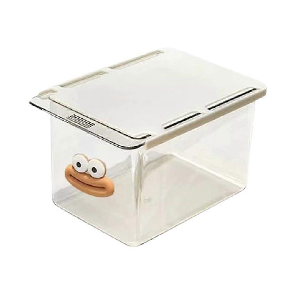 Clear Plastic Drawer Organizer Multi Functional Storage Box with Pull Out Shelf for Home Decor