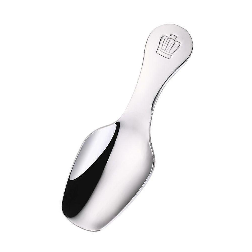 Stainless Steel Tea Coffee Scoop Short Handle Dessert Spoon Kitchen Tools