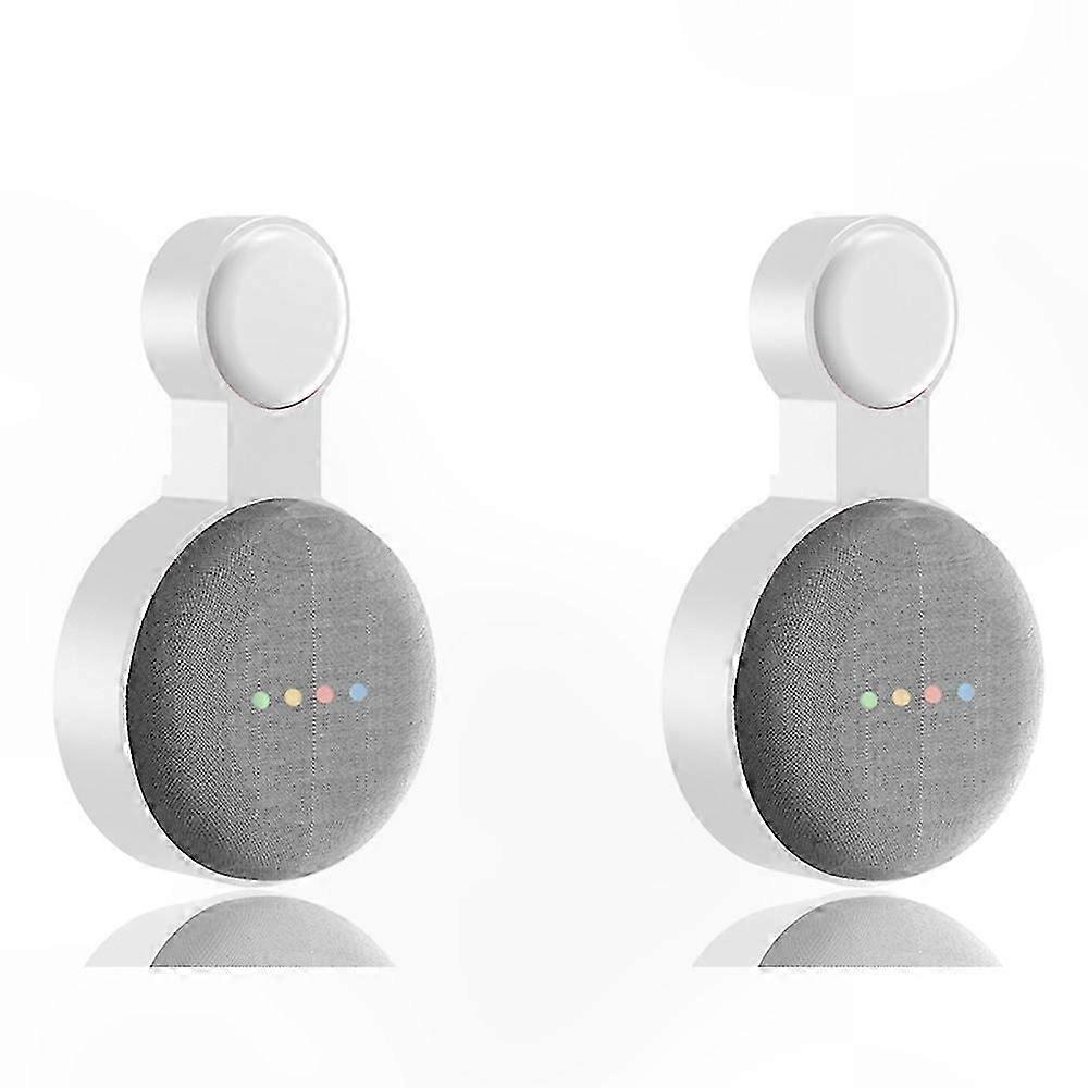 2-Pack Wall Mount Bracket for Mini Audio Devices Second Generation Socket Hanger Sturdy and Compact Design