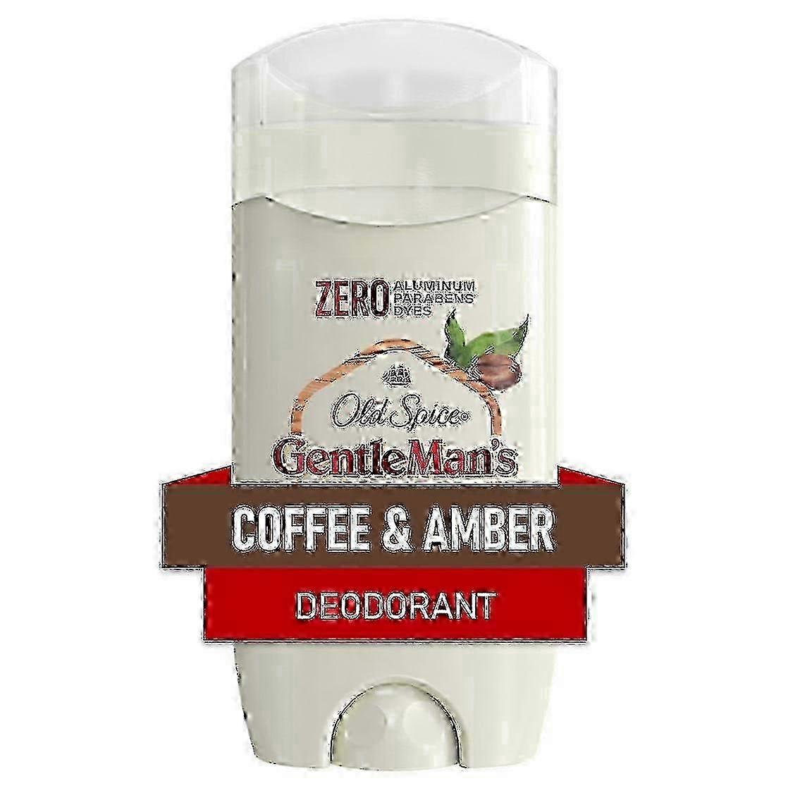 オールドスパイスメンズデオドラント、アルミニウムフリー、コーヒー&アンバー、3オンス